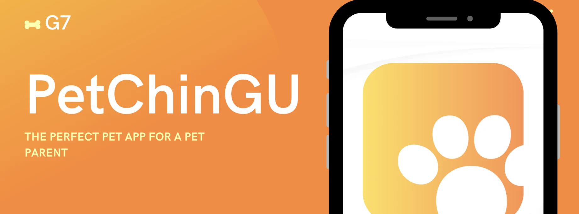 Petchingu banner: the pet app for a pet parent